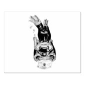 Scuba Rubberstempel (Afrduk)