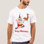 Scuba Santa Light T-Shirt (Voorkant)