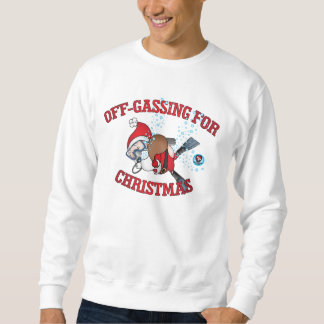 Scuba Santa Sweatshirt Off-Gassing