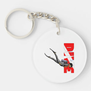 SCUBA-schijf Sleutelhanger