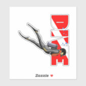 SCUBA-schijf Sticker (Vel)