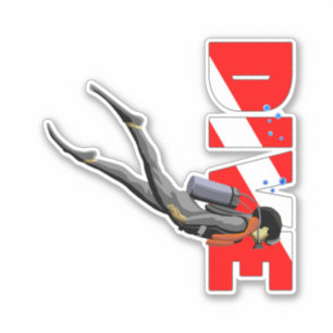 SCUBA-schijf Sticker