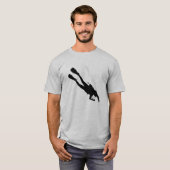 SCUBA-schijf T-shirt (Voorkant volledig)