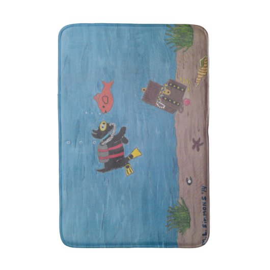 SCUBA SCOTTIE BADMAT (Voorkant Verticaal)