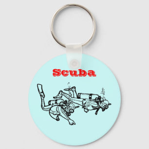 Scuba. Sleutelhanger