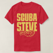 Scuba Steve Typography Design T-shirt (Design voorkant)