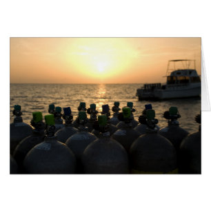 Scuba Tanks en duikboot