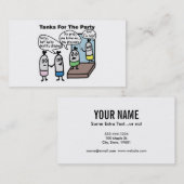 Scuba Tanks Partij Visitekaartje (Voorkant / Achterkant)