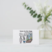 Scuba Tanks Partij Visitekaartje (Staand voorkant)