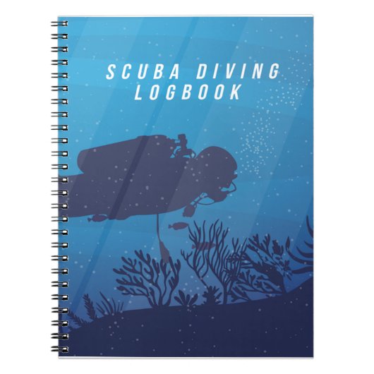 Scuba Tauchen Logbuch Tagebuch Notitieboek (Voorkant)