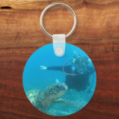 Scuba Underwater Life Sleutelhanger (Voorkant)