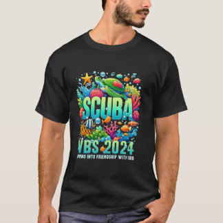 Scuba VBS 2024 Vakantie Bijbelschool Duiken in F T-shirt
