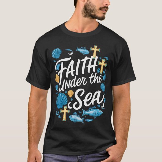 Scuba Vbs Squad Vacation Bible School Christian Te T-shirt (Voorkant)