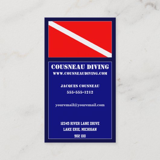 Scuba Visitekaartje 3 (Voorkant)
