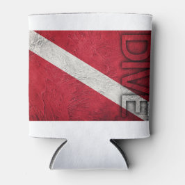 Scuba vlag; stijl; sport; onderwater blikjeskoeler