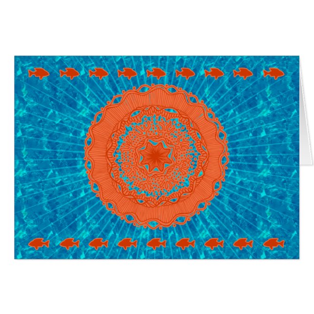 Scuba - Wenskaart blanco (Voorkant Horizontaal)