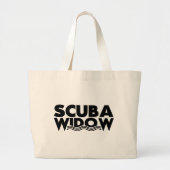 Scuba Widow Beach Bag Grote Tote Bag (Voorkant)