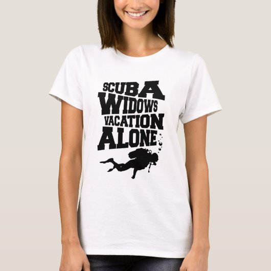 Scuba Widows Tee Shirt (Voorkant)