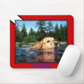 Scuba Zee Dog - Mousepad Muismat (Met muis)
