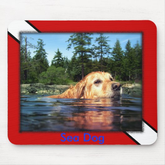 Scuba Zee Dog - Mousepad Muismat (Voorkant)