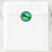 SCUBA ZO REEKS VIERKANTE STICKER (Tas)