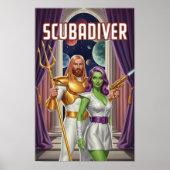 Scubadiver Poster (Voorkant)