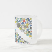 Scubadorable Diver Down Flag Matglas Koffiemok (Voorkant rechts)