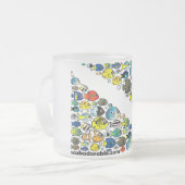 Scubadorable Diver Down Flag Matglas Koffiemok (Voorkant links)