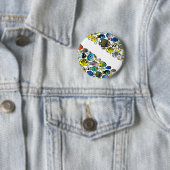 Scubadorable Diver Down Flag Ronde Button 5,7 Cm (In situ)