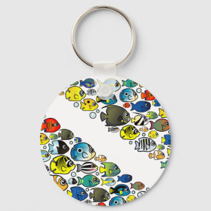 Scubadorable Diver Down Flag Sleutelhanger