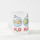 Scubadorable H2O H2O H2O H2O Matglas Koffiemok (Voorkant links)