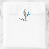 ScubaEquipmentSkiis030111 Ronde Sticker (Tas)