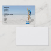 ScubaInstructor, Naam, Adres 1, Adres 2, Co... Visitekaartje (Voorkant / Achterkant)