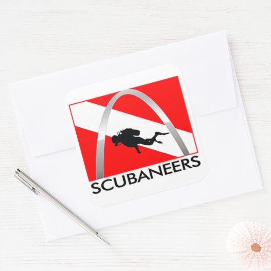 Scubaneers Logo Stickers (Envelop)