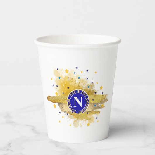 SCUDETTO NAPOLI 2025 PAPIEREN BEKERS (Achterkant)