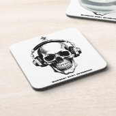 Scull Coasters Bier Onderzetter (Linkerzijde)