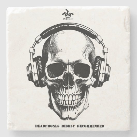 Scull Coasters Stenen Onderzetter (Voorkant)