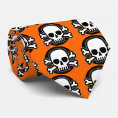 Scull en Botten Stropdas (Opgerold)