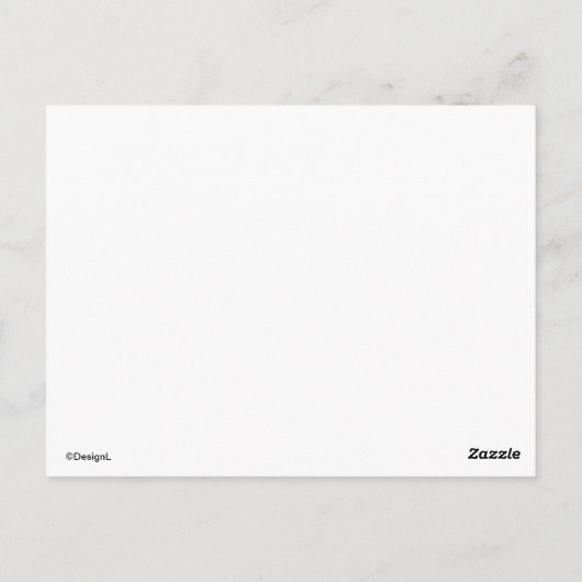 Scull en Stripes, op art Briefkaart (Achterkant)