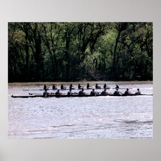 Scullers op de Potomac Poster (Voorkant)