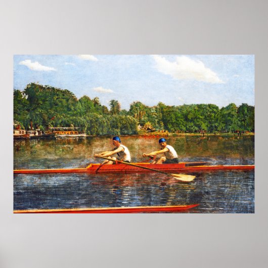 Sculling Boat Race - Biglin Bros. Racen door Eakin Poster (Voorkant)