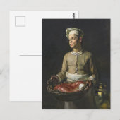 Scullion Met Rode Mullets Joseph Bail Art Briefkaart (Voorkant / Achterkant)