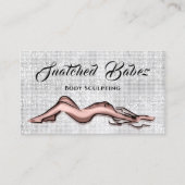 Sculpt uw merk met Body Sculpting Beauty Care Visitekaartje (Voorkant)