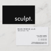 sculpt. visitekaartje (Voorkant / Achterkant)