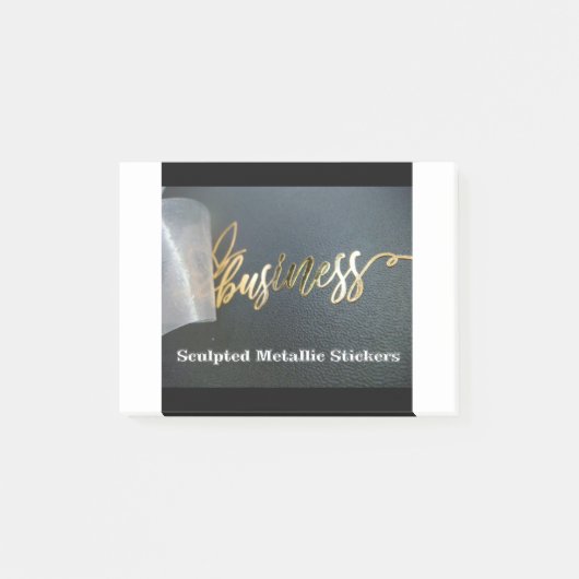 Sculpted Metallic Stickers aanpassen Post-it® Notes (Voorkant)