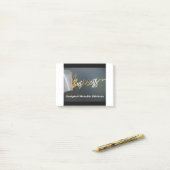 Sculpted Metallic Stickers aanpassen Post-it® Notes (Op bureau)