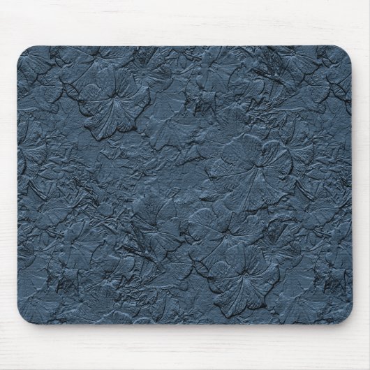 Sculpted Petunias, Blue Grey Mousepad Muismat (Voorkant)