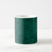Sculpted Petunias Jade Green Coffee Mok (Center)