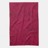 Sculpted Petunias, Magenta Kitchen Towelen Theedoek (Verticaal)