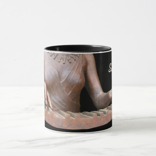 Sculpted Piano Keyboard Pianist Hands Musical Mok (Midden)